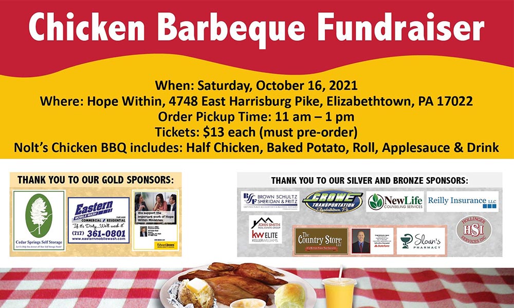 Blog - Chicken Barbeque Fundraiser Flyer